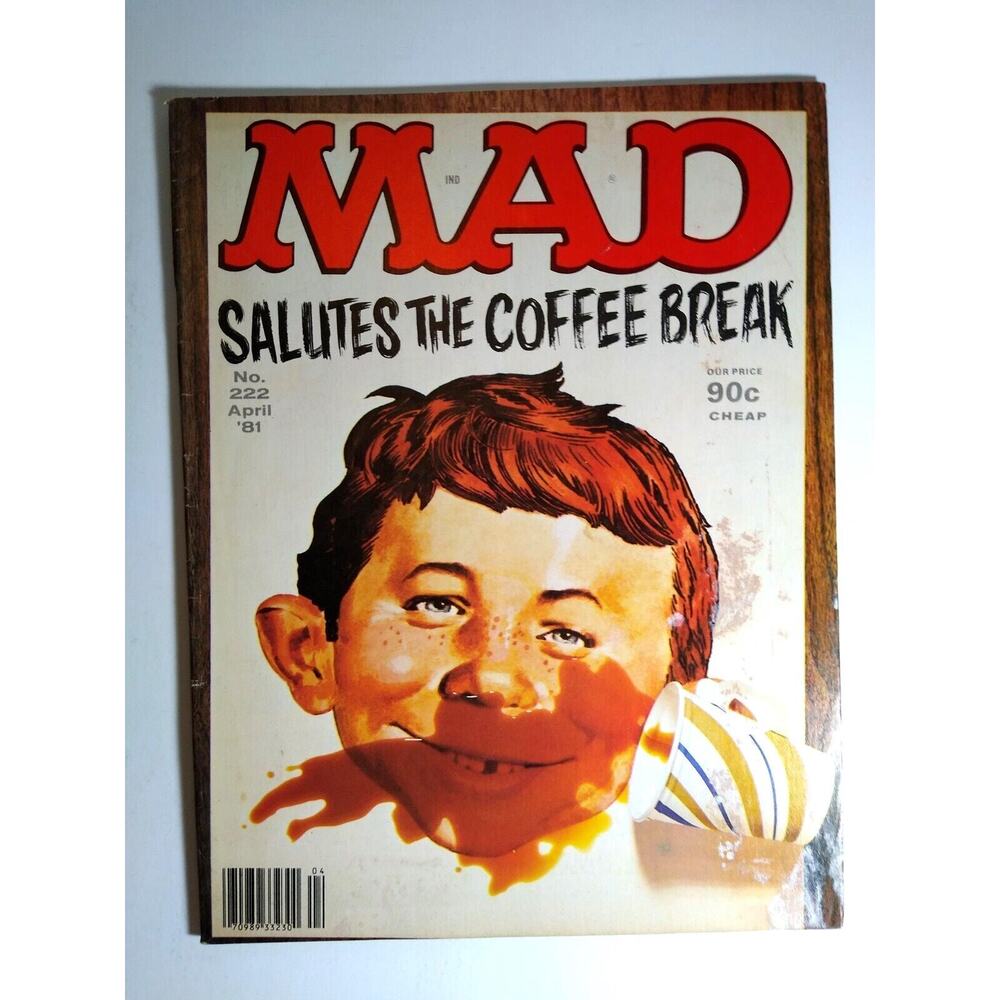 MAD Magazine April 1981 Dressed To Kill That's Incredible Coffee Break TV No 222